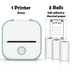1 Printer (Green) + 3 Roll