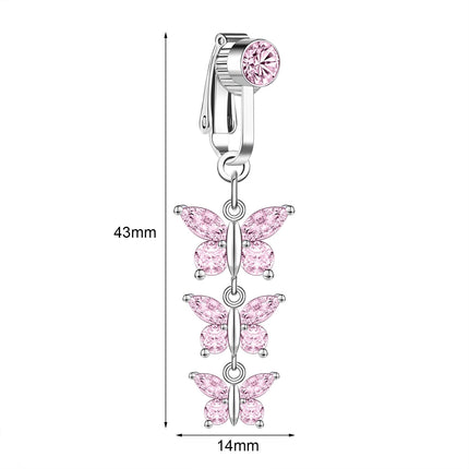 Clip-On Belly Button Piercing