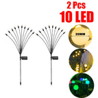 10 LED 2pcs / Warm Light