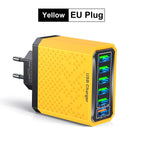 Yellow EU plug