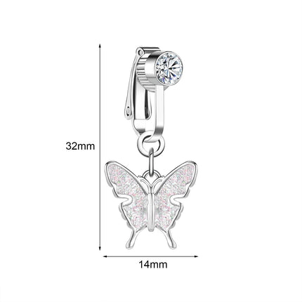 Clip-On Belly Button Piercing