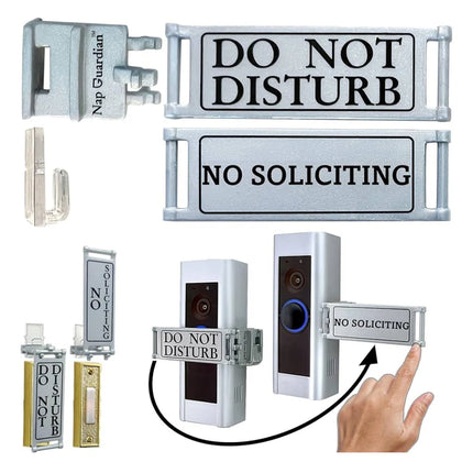 Do Not Disturb Doorbell Sign