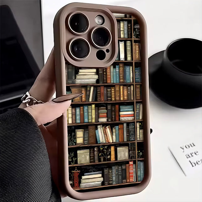 Book Shelf Silicone iPhone Case
