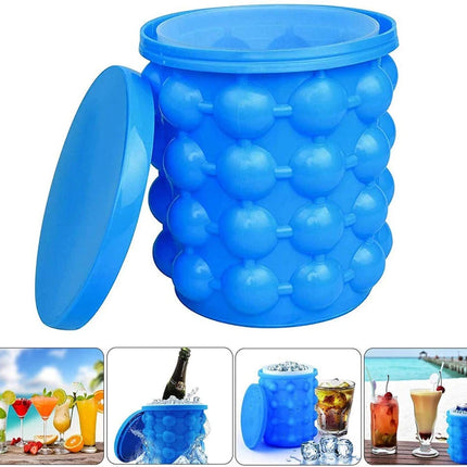 Silicone Ice Cube Bucket Mold