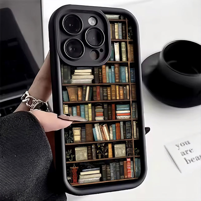 Book Shelf Silicone iPhone Case