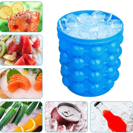 Silicone Ice Cube Bucket Mold