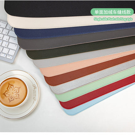 Large Mouse Pad Waterproof Non-slip PU Leather