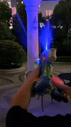 Summer Fully Automatic Electric Water Gun with Light