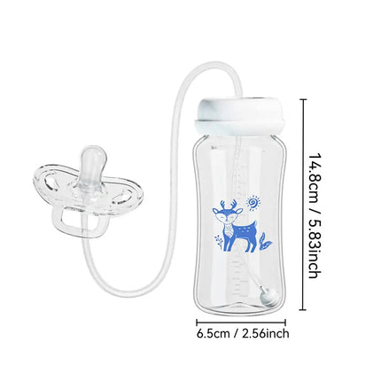 3-in-1 Hands-Free 300ML Baby Bottle