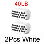 2pcs White