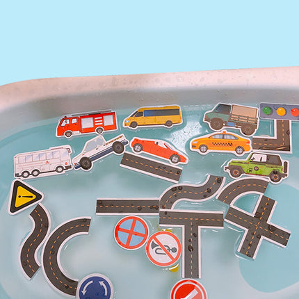23 Pieces Children Baby Traffic Bath Water Toy