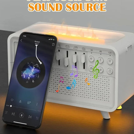 3-in-1 Bluetooth Humidifier with Night Light & White Noise