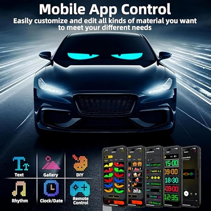 Dynamic Big Eye Lights For Windshield