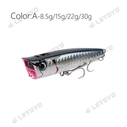 Popper Fishing Lure Hard Bait 8.5-30g