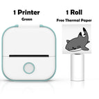 1 Printer (Green) + 1 Roll