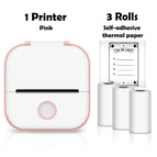 1 Printer (Pink) + 3 Roll